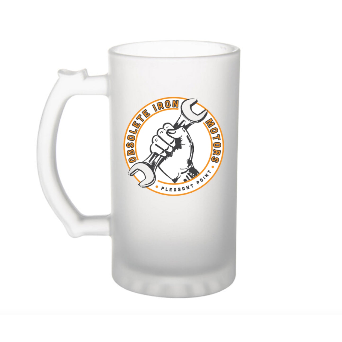 Frosted Glass Beer Mug